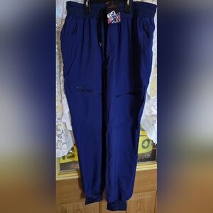 Men's Navy Cargo Joggers - Lightweight Stretch